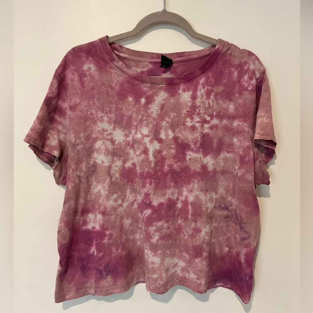 Pink Tie-Dye Women's Top